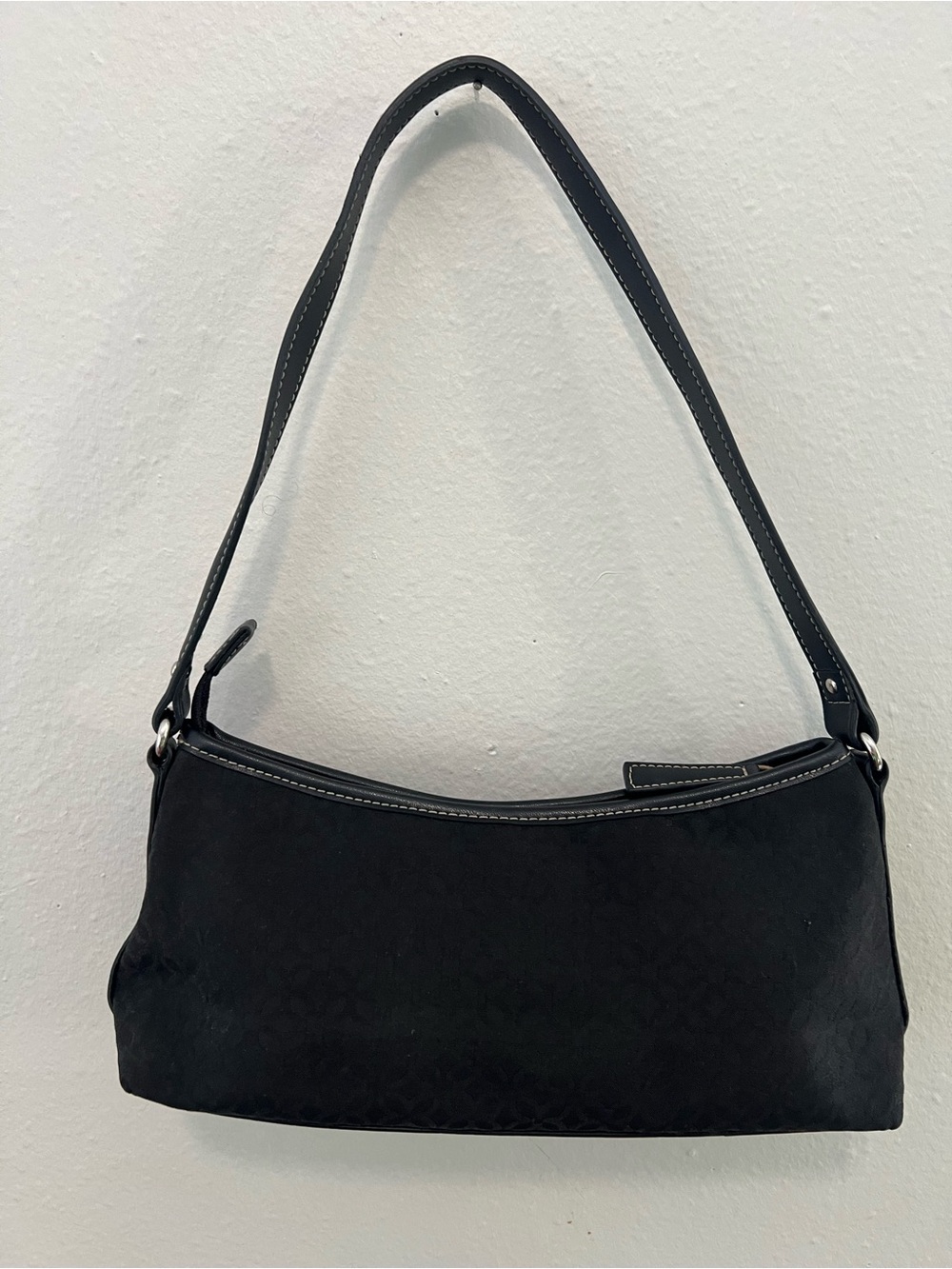 Relic Y2K Black Monogram Shoulder Bag - Picture 2 of 6